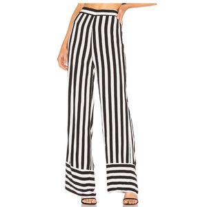 Lovers + Friends Lux Pant Black White Stripe K75